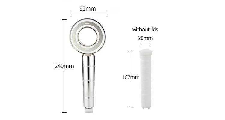 2.Technical Parameter of Shower Filter 2.Technical Parameter of Shower Filter